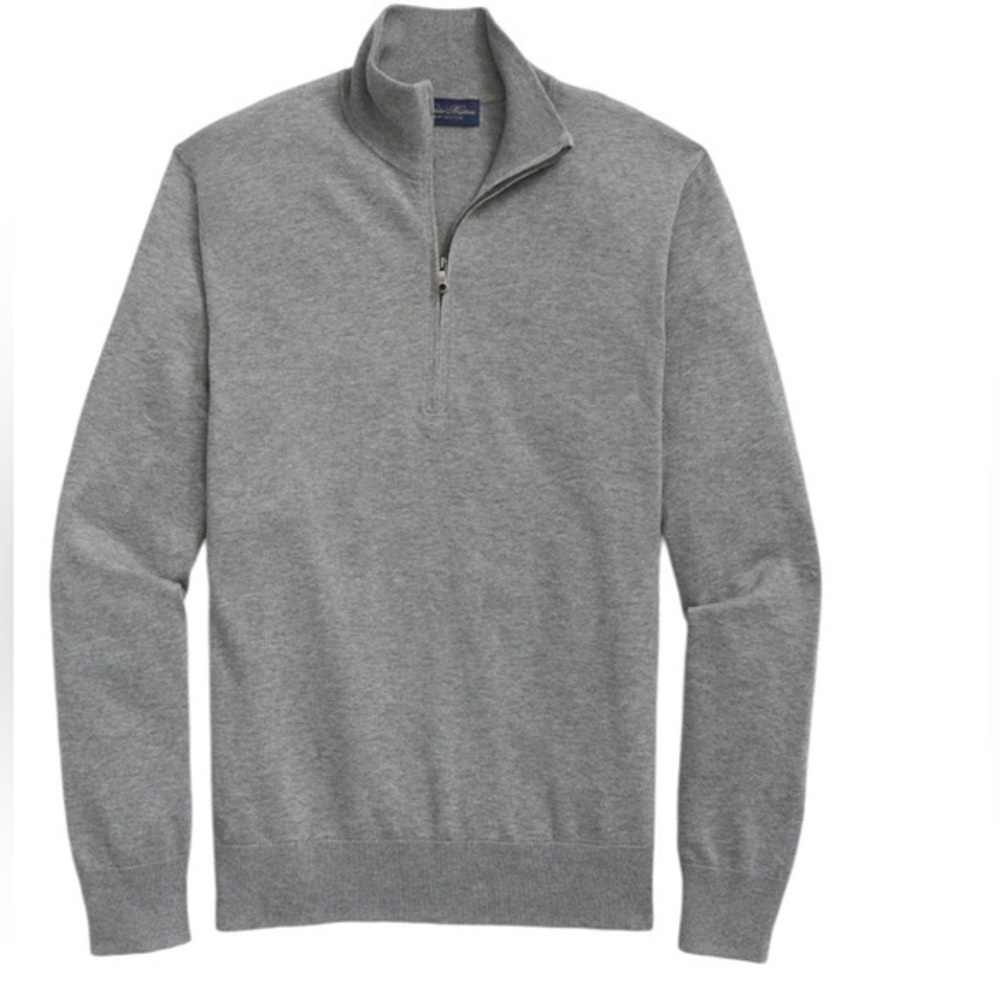 Brooks Brothers Supima Cotton 1/4 Zip Sweater Pullover Mens Size XL‎